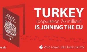 Vote Leave campaign poster, 2015